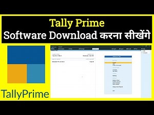 How to Download TallyPrime Software Tutorial - 1