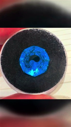 What 263 Facets Look Like in Blue Glass | Anna Coba