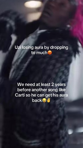 Uzi needs to stop dropping for aura #uzivert #carti #uzi #liluzivert #fyp