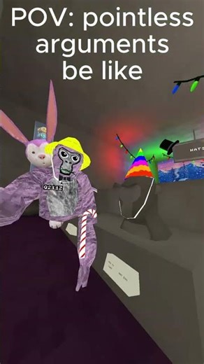 POV pointless arguments be like #ytshorts #gorillatag #funny #vr #meme #trend #trending