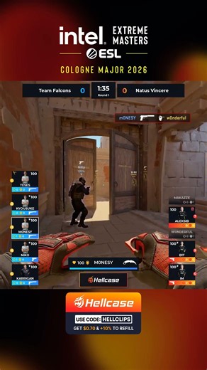 This m0NESY PISTOL START IS CRAZY #esl #colognemajor #hellcase