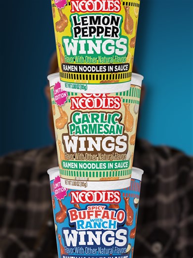 This is our review of the new Cup of Noodles Wings flavors: Lemon Pepper, Garlic Parmesan and Spicy Buffalo with Ranch!