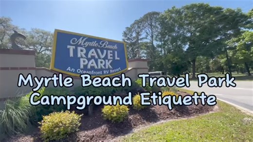 Remember when you're camping to always be conscious of your campground etiquette! Our staff made a quick video to remind all campers of proper camping etiquette to ensure everyone has a fun and enjoyable trip this summer! ☀️⛺️ | Myrtle Beach Travel Park