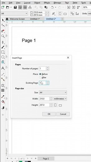 How to Delete, Insert, Rename In Coreldraw #shorts