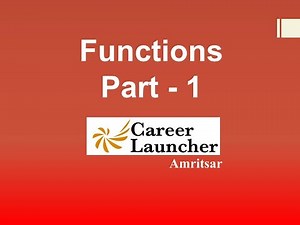 Functions - Composite, Iterative functions, Domain and Range