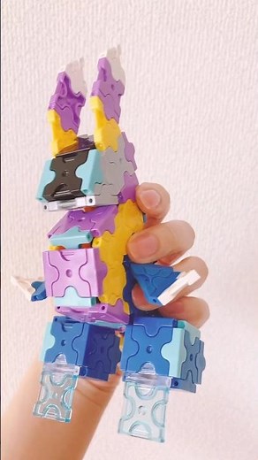 親子でLaQ(ラキュー)サトシピカチュウとミライドンを紹介