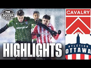 SNOW GAME! Atlético Ottawa vs. Calgary's Cavalry FC | CPL Final