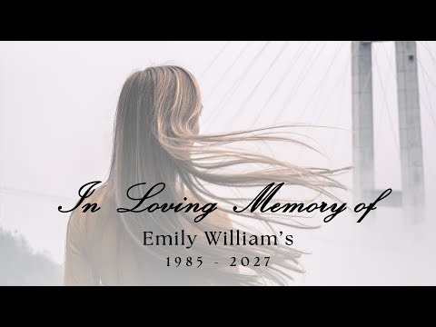 Classic Funeral Slideshow Template for Women | Editable Canva Memorial Video Tribute