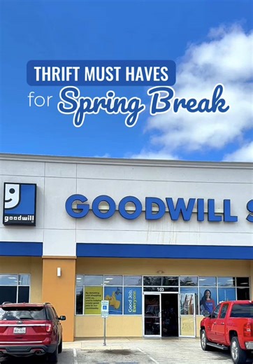 Spring Break is right around the corner and our W.W. White store is chock full of thrifting must haves! ⛱️🤿🌊 ✨ W.W. White Goodwill Store and Donation Station ✨ 📍 1721 S. WW White Rd., San Antonio, TX 78220 🕘 Monday–Saturday: 10 a.m.–8 p.m. 🕒 Sunday: 10 a.m.–7 p.m. Find your nearest Goodwill: visit goodwillsa.org/locations/ 🔗 #Goodwill #GoodwillSanAntonio #GoodJobEveryone👍 #Thrift #SpringBreak