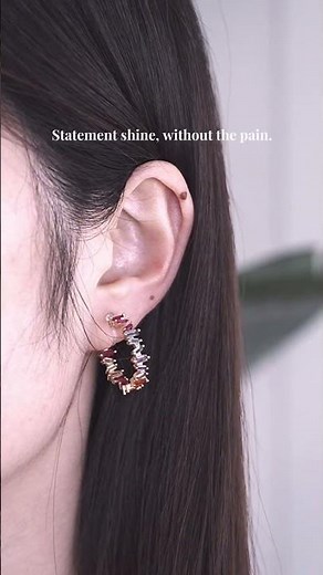 The chic clip-on hoop your ear stack needs.