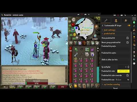 Damage Prediction + Custom Xp Drops RuneLite QoL Plugin