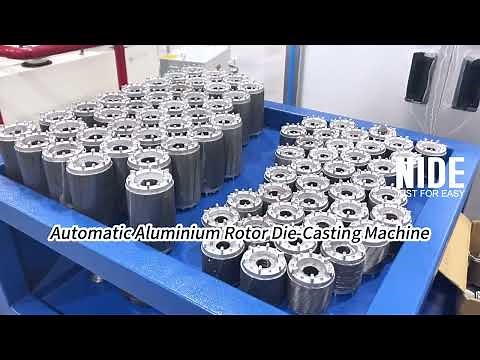 Automatic 100T aluminum rotor die casting machine with 4 casting stations