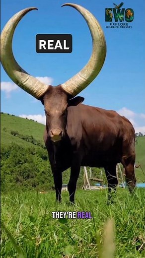 “Ankole Watusi: The Cattle with 8-Foot Horns That Rule Africa”. #documentary#usashorts#fyp