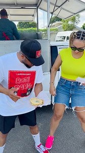 Finally trying Doubles and Roti in Trinidad🇹🇹 part1 and look who was teaching us how to eat doubles correctly Nailah BlackMan 😁🇹🇹📌 Shoba’s Doubles📌 Mona’s roti shop Visit Trinidad Foodietaleswithzaak #VisitTriniDad #lingandlamb #doubles #trinidad #Roti | Ling and Lamb