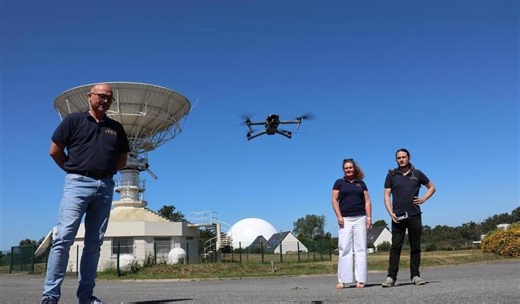 Après Lannion, Référence Drone s’envole sur la côte de Granit rose, camp de base