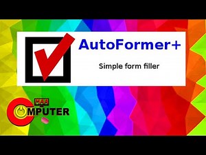 online form information save and restore by AutoFormer+ addons 1 click for chrome & firefox.