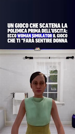 NASCE, CRESCE, RESPAWNA® on Instagram: "È stato annunciato da poco, Woman Simulator è già un titolo che farà parlare molto di sé. Si tratta di un indie in arrivo nel primo trimestre del 2026, sviluppato da Sebasa Games e presente su Steam. È un gioco in cui apparentemente si interpreta il ruolo di una casalinga vecchio stile. All’interno del gameplay si dovranno svolgere numerose faccende domestiche, tra cui pulire, cucinare, fare il bucato, lavare piatti e pavimenti ecc. Il gioco include anche 