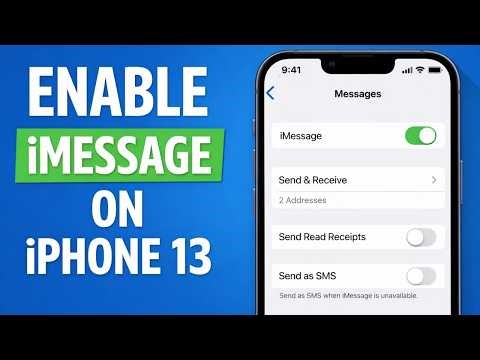 How To Enable iMessage On iPhone 13 (2026)