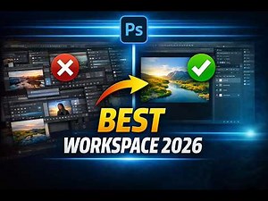 Photoshop 2026 Beginner Course – Lesson 1 Layout & Workspace