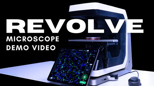 Revolve Microscope by Discover Echo | Full Demo Video (Brightfield + Fluorescence)