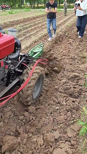 Smart Mini Tractor Digging Deep Trenches in Farm Field 🚜 Powerful Agriculture Machine at Work 2026