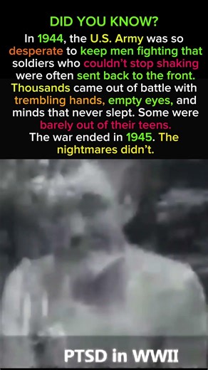 Shell Shock Was Just PTSD They Didn't Understand #history #wwii #psychology