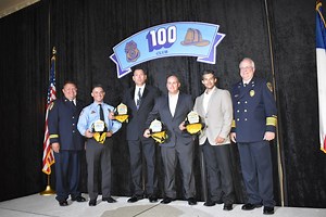 Houston 100 Club Honors 4 Spring Firefighters As Harvey Heroes