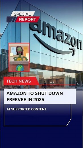 Amazon to Shut Down Freevee in 2025 #amazon #online #onlineshopping #usa #news #tech #technews