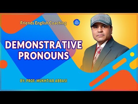 Demonstrative Pronouns #englishgrammar #friends English coaching