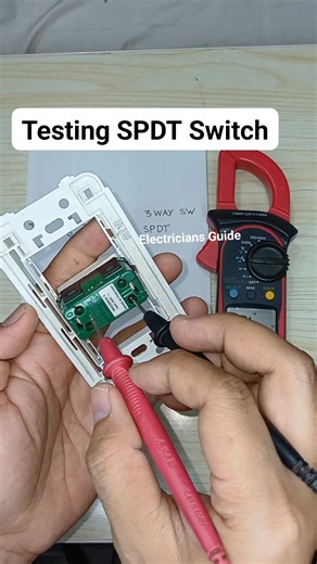 Single pole double throw switch testing and symbol exolained #electrician #control #power #technician #switch #wiring #engineering #fblifestyle #diy #electrical | Electricians Guide