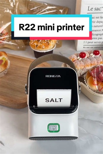 If you are still bothered by ink leakage from handwritten labels, then replace handwriting with this ink-free mini printer👏🏻#inklessprinter #stickermaker #homemade #miniprinter #portableprinter