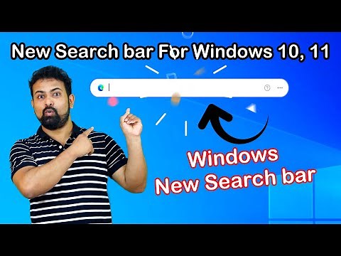 New Search Bar On the Screen Windows 10 Or 11