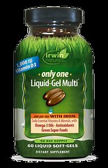 Only One Liquid-Gel Multi® with Iron - Multi Vitamin