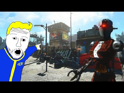 I Built a Robot CASTLE In Fallout 4