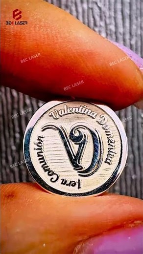 Amazing Metal Engraving with Portable Fiber Laser! #fiberlaser