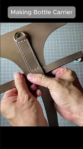 Leathercraft for Beginners – Easy DIY Bottle Carrier Pattern Tutorial