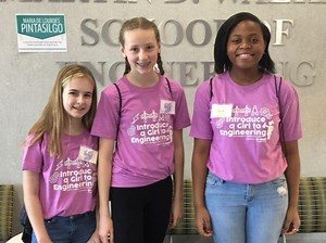 Troy Students Attend "Introduce A Girl To Engineering Day"