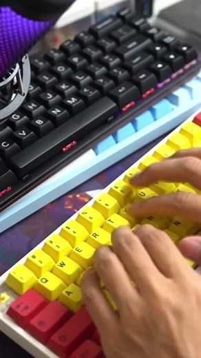 #milkyyellowswitches #gateron cap yellow sound test