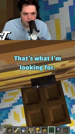 Shado's SECRET Escape Hatch in Minecraft! #Shorts
