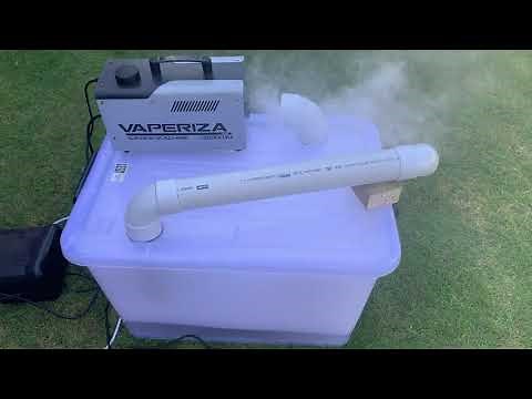 Low Lying Fog without Chiller for Halloween Display