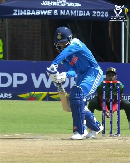 Al Fahad on fire with back-to-back wickets early on to rattle India 🔥 Watch #INDvBAN LIVE, #U19WorldCup broadcast details 👉 https://www.icc-cricket.com/tournaments/u19-cricket-worldcup-2026/news/broadcast-details-for-icc-u19-men-s-cricket-world-cup | ICC Cricket World Cup