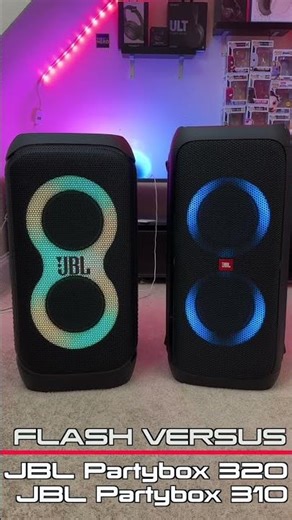 JBL Partybox 320 VS JBL Partybox 310 Flash Versus