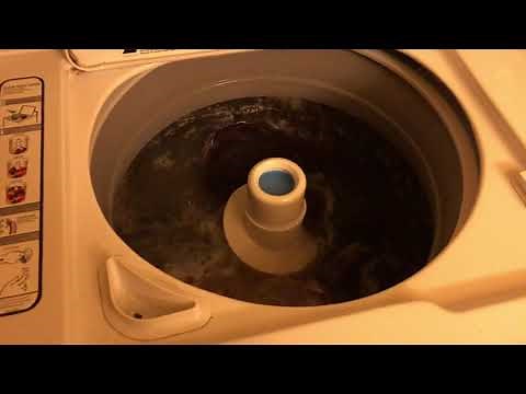 General Electric hydrowave washer full sheets load