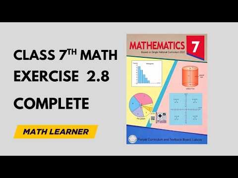 Class 7 Math Exercise 2.8 Full Solution | Step by Step Complete