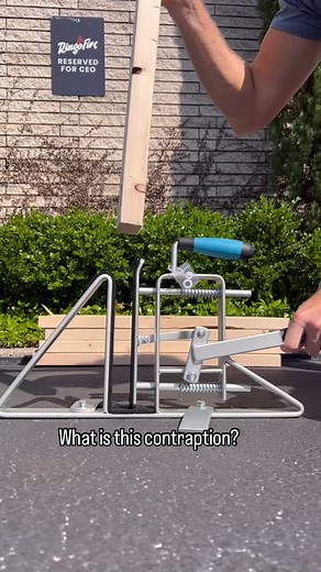 Travis Collins on Instagram: "What is this contraption? It's an open & shut case. @oxtoolsusa Pro door clamp: $119 (Link added to the @TOOLSbyDesign profile) Demonstration from @hardwarehuddle #carpenter #carpentry #doorinstallation #handsfree #construction #handyman #clamp #contraption #hardwarehuddle"