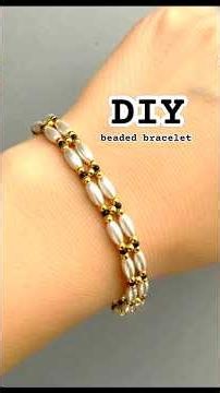 Elegant bracelet. Beading for beginners #bracelet #beadedbracelet #shorts