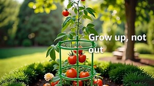 Tomato Cage | Tomato Support | Adjustable Green Plant Supports for Garden | 48in Deformable Assembled Tomato | Trellis for Vegetable, Flower and Fruit Growing，Plant Support Structures