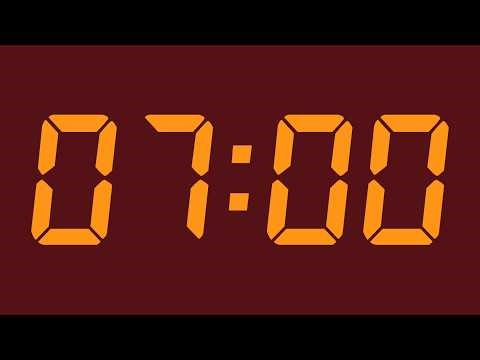 7 minute timer