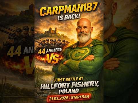 44 Anglers vs CARPMAN187 in Brutal Spring Opener! | FISHING OPEN LEAGUE 2026 LIVE