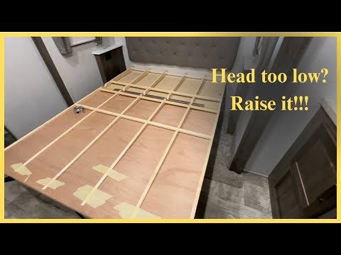How to Level Your RV Bed / RV Bed Modification